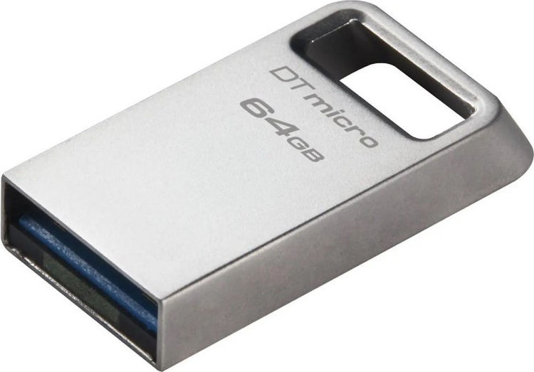 Фото USB накопитель KINGSTON DTMC3G2/64Gb металл