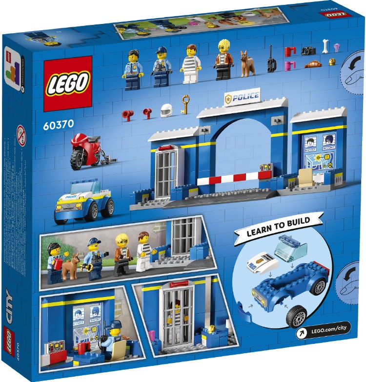 Фотография Конструктор LEGO 60370 Город Погоня в полицейском участке