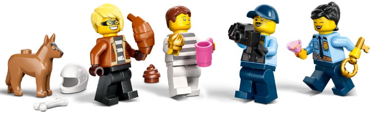 Купить Конструктор LEGO 60370 Город Погоня в полицейском участке