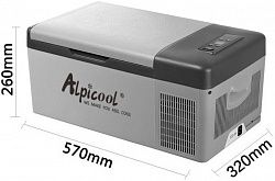 Холодильник автомобильный ALPICOOL AL101 C15