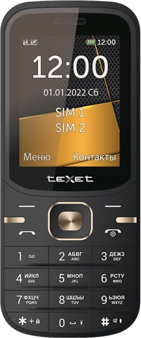 Мобильный телефон TEXET TM-216 Black