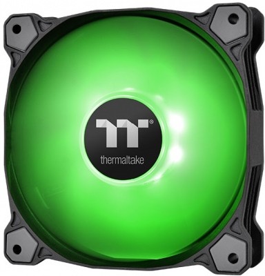 Кулер для компьютерного корпуса THERMALTAKE Pure A12 LED Green (Single Fan Pack) (CL-F109-PL12GR-A)
