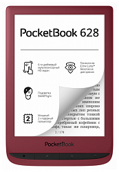 Электронная книга PocketBook PB628-R-CIS Red
